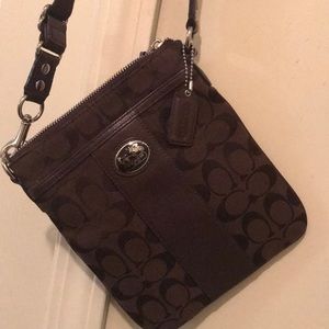 Coach signature cross body